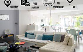 La Maison Jasmin - 8 Personnes - Parking Prive - Climatisation - Jardin